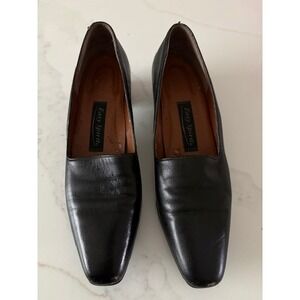 Vintage‎ Easy Spirit black leather loafers early 1990s Size 9M